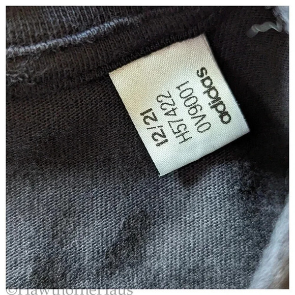 ADIDAS Logo Black T-Shirt Dress Size XS Short Sleeve Stretch - Picture 8 of 10